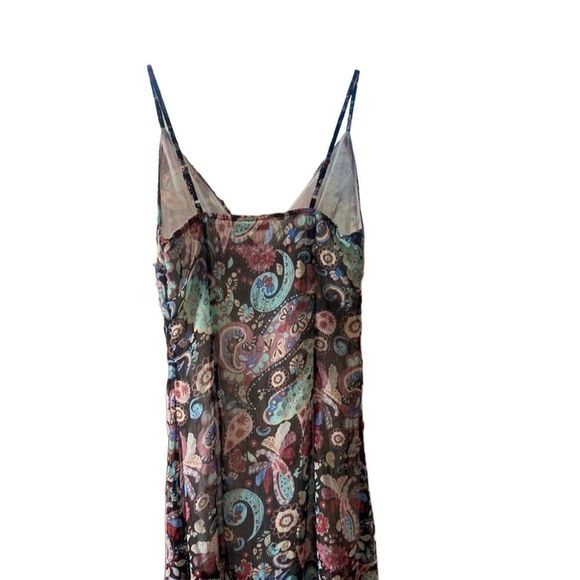 Paisley Print Midi Dress - Multicolor - Picture 6 of 15